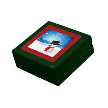 Cute Snowman Gift Box