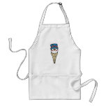 cute snowman snowcone aprons