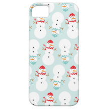 Cute Snowman Winter Design iPhone 5 Case
