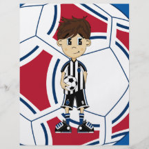 Cute Soccer Boy Flyer