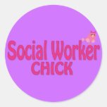 Cute Social Worker Gifts Stickers