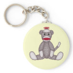 Cute Sock Monkey Key Chain keychains