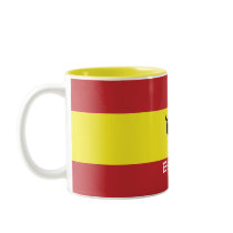 Cute Spanish Bull, Sun & Flag Mugs