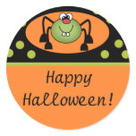Cute Spider Happy Halloween stickers