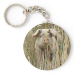 Cute Spotty Pig Keychain