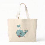 cute spouting whale bags