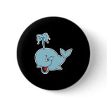 cute spouting whale buttons