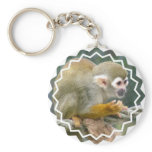 Cute Squirrel Monkey Keychain