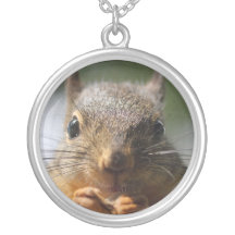 Cute Squirrel Smiling Photo Custom Jewelry