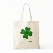 Cute St. Patrick's Day lucky shamrock Bags