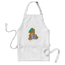 Cute Story Time Teddy Bear Design Aprons