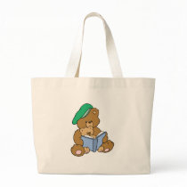 Cute Story Time Teddy Bear Design Bags