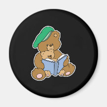 Cute Story Time Teddy Bear Design Fridge Magnets