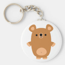 Cute Strong Cartoon Bear keychain