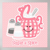 Cute Sugar & Spice Poster Print
