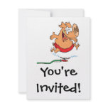 cute summer sprinkler piggy pig personalized invitation