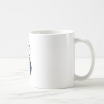 Cute Sunny Surfer Penguin Mugs