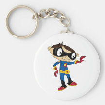 Cute Superhero Boy Key Chains