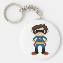 Cute Superhero Boy Keychains
