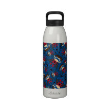 Cute Superhero Boy Pattern Water Bottle