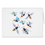 cute swarm of bees cards