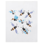 cute swarm of bees flyers