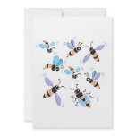 cute swarm of bees invitations