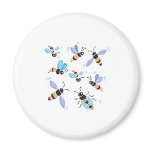cute swarm of bees magnets