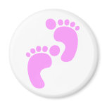 Cute Sweet Footsteps Funny Shirt magnets