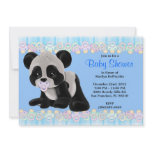 CUTE Sweet Plush Baby Panda Bear Baby Shower invitations