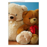Cute Teddy Bear Friends Greeting Card