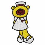 Cute Teddy Bear Nurse Embroidered Shirt embroidered shirts