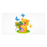 Cute teddy bear photo cards
