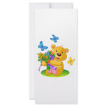 Cute teddy bear rack cards