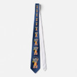 cute tie Wufus pussy cat in pj's Father's Day