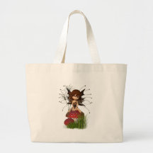 Cute Toon Autumn Fairy and Toadstool Bags