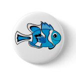 Cute Tropical Fish Button