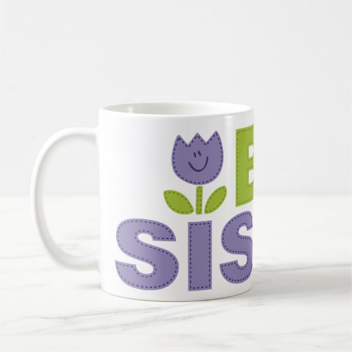 Cute Tulip Big Sister Mug