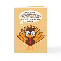 Cute Turkey Card
