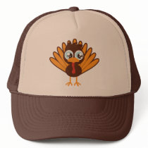 Cute Turkey Trucker Hats