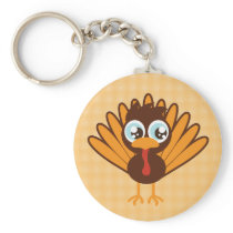 Cute Turkey Key Chain