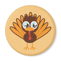 Cute Turkey Magnet