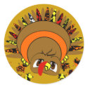 Cute Turkey stickers