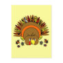 Cute Turkey Thanksgiving PostCard