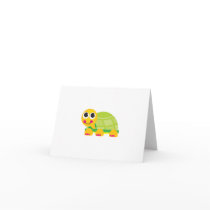 Cute Turtle Notecard