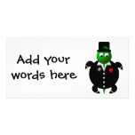 Cute turtle wearing a tuxedo! photo cards