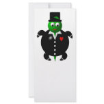 Cute turtle wearing a tuxedo! rack cards