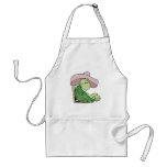 cute turtle wearing sombrero aprons
