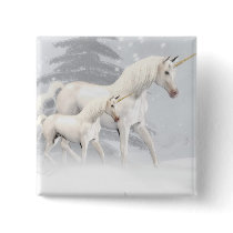 Cute Unicorns In Snow 1 Pins