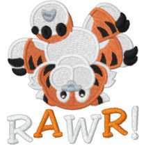 Cute Upside Down Baby Tiger RAWR! Polo